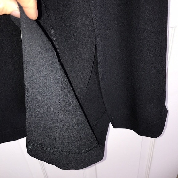 BCBG black pants with back split - Picture 3 of 5